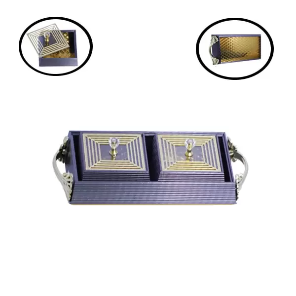 2 Condiment Tray Dry Fruit Tray