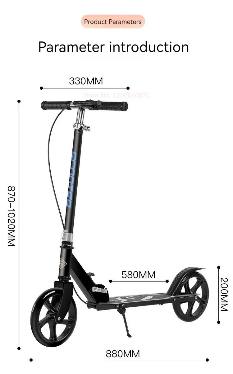 Adult And Child Universal Foldable Two Wheel Adolescent Scooter 17 Adult And Child Universal Foldable Two Wheel Adolescent Scooter