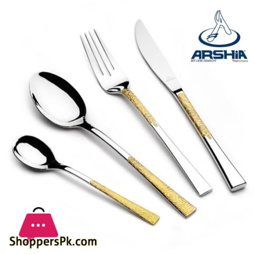 Arshia Gold Premium Stainless Steel 26pcs Cutlery Sets TM762G
