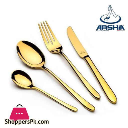 Arshia Spoons Set, 26 Pcs, Gold, TM1401G-3020