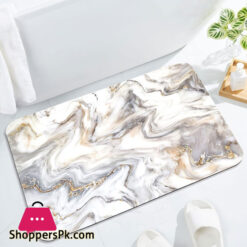 Bath Mat Rug Set 1 Piece Super Absorbent Quick Dry Bathroom Rug Set Non Slip Rubber Backed Bathroom Floor Mat for Tub Shower