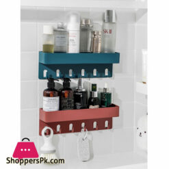 Bathroom Shelf Bathroom Adhesive Storage Rack Hooks Kitchen Home Decoration Corner Shower Shelf Rack Storage Rack Organizer