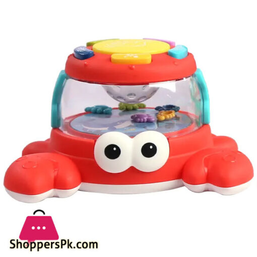 Battery Operated Toddler Toy Crab Drum Baby Musical Toy