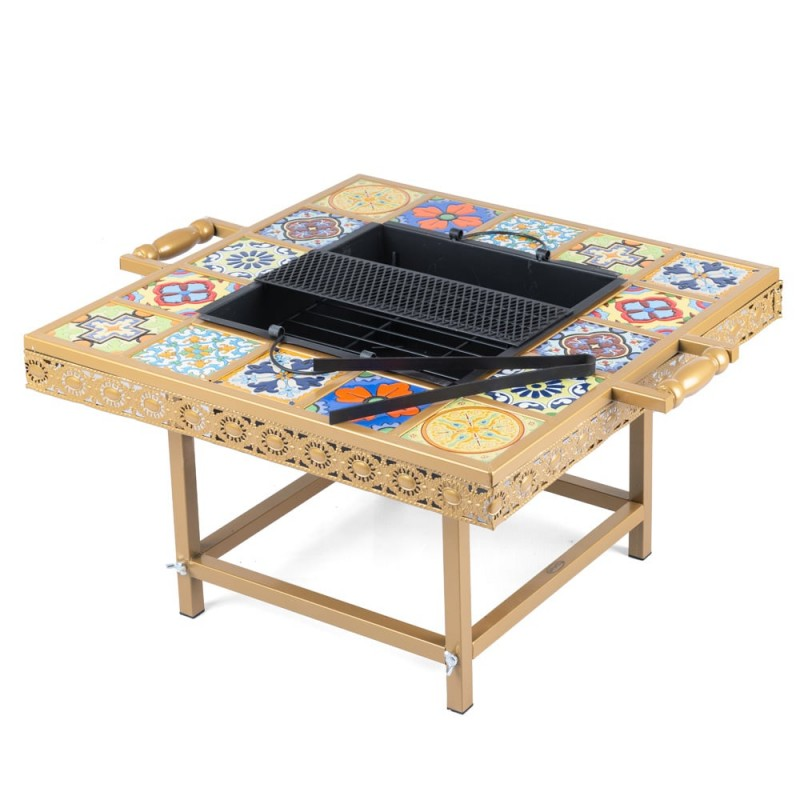 Bbq Charcoal Grill Perfect For Home Picnics Barbecues With A Modern Design