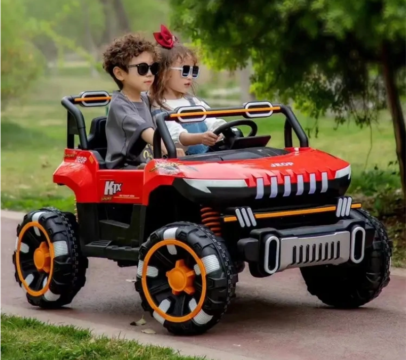 Electric Car Boys And Girls Off-Road Vehicle Four-Wheel Drive Big Electric Ride On Jeep