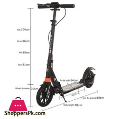 Big Wheel Scooter Youth Adult Scooter With Disc Brakes Double Shock Absorption, Foldable Commuter Scooter, Load 150Kg (Non-Electric) 11 Big Wheel Scooter Youth Adult Scooter With Disc Brakes Double Shock Absorption, Foldable Commuter Scooter, Load 150Kg (Non-Electric)