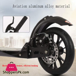 Big Wheel Scooter Youth Adult Scooter With Disc Brakes Double Shock Absorption, Foldable Commuter Scooter, Load 150Kg (Non-Electric) 12 Big Wheel Scooter Youth Adult Scooter With Disc Brakes Double Shock Absorption, Foldable Commuter Scooter, Load 150Kg (Non-Electric)