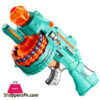 Children'S Electric Continuous Shooting Gatling Toy Gun Soft Bullet Suction Cup Bullet Bb Gun For Kids Gift