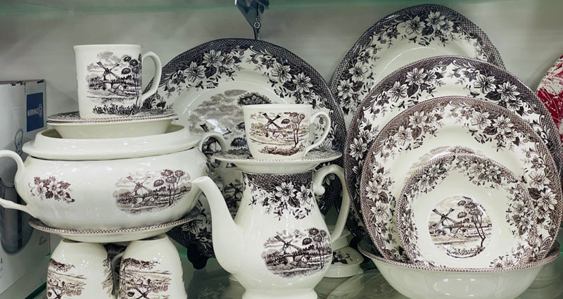 Claytan Windmill Dinner Set 47 Pcs - 6 Person