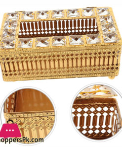 Crystal Paper Box Living Room Tissue Cover Box 22 Crystal Paper Box Living Room Tissue Cover Box - Image 2