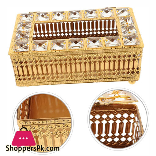 Crystal Paper Box Living Room Tissue Cover Box