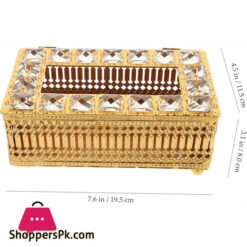 Crystal Paper Box Living Room Tissue Cover Box