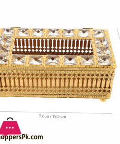 Crystal Paper Box Living Room Tissue Cover Box 23 Crystal Paper Box Living Room Tissue Cover Box - Image 3