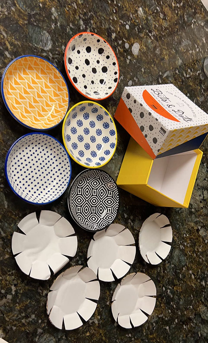 Danny Home Bits &Amp; Dots Pinch Bowls Set Of 6 - Gift-001