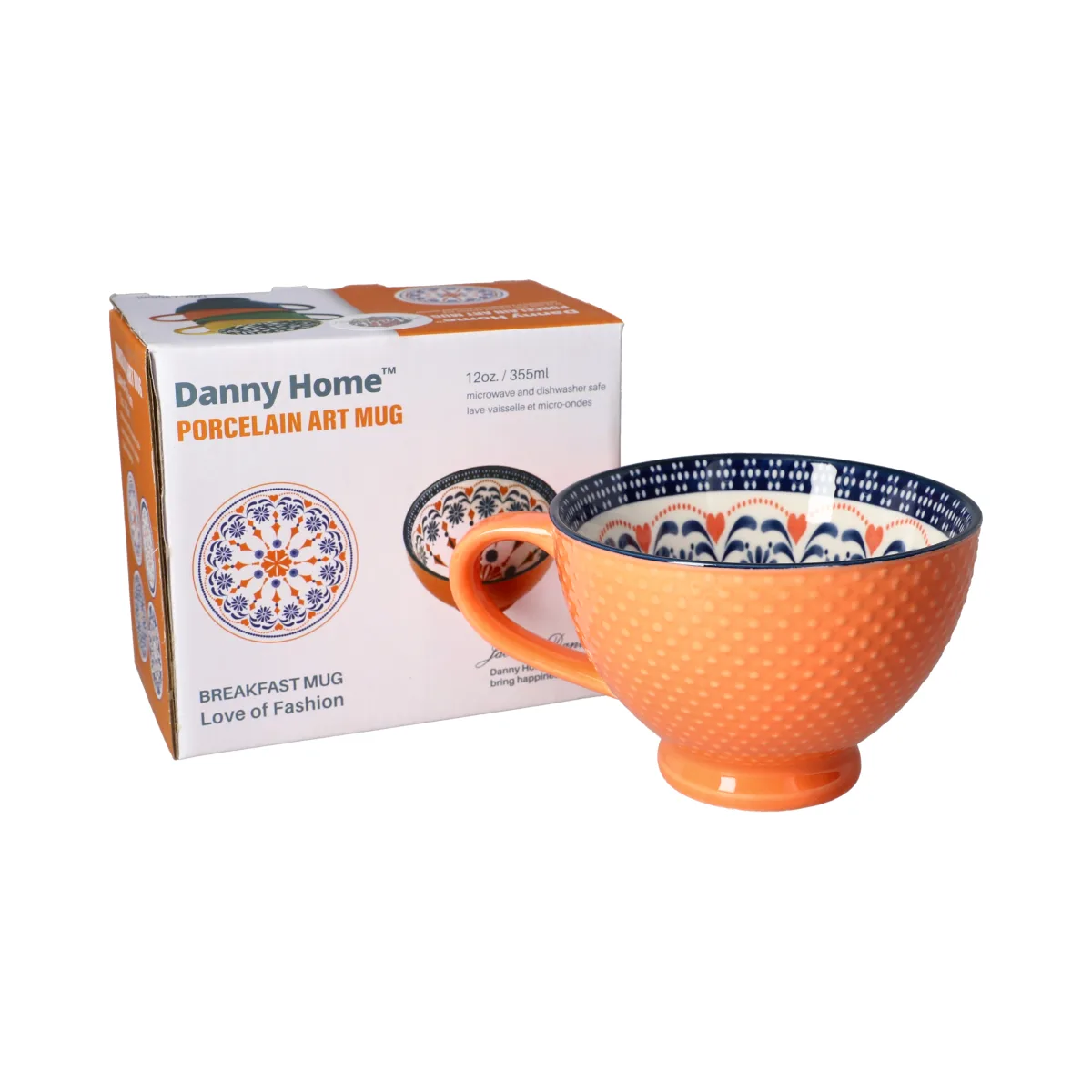 Danny Home Ceramic Cleopatra Mug 355Ml 1Pcs