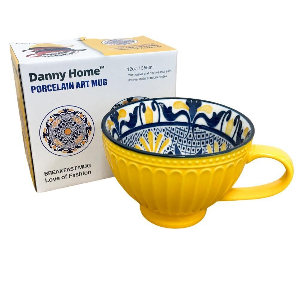 Danny Home Ceramic Potala Mug 355Ml 1Pcs