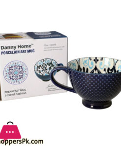 Danny Home Ceramic Santorini Dots Mug 355ML 1Pcs