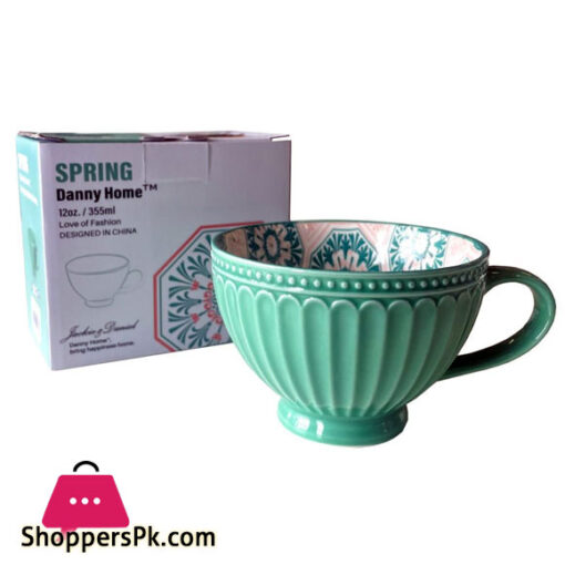 Danny Home Ceramic Spring Mug 355ML 1Pcs