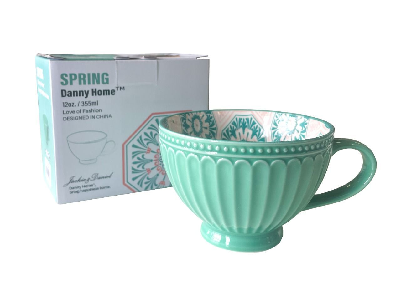 Danny Home Ceramic Spring Mug 355Ml 1Pcs