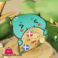 Dinosaur Ball Gun Target Ejection Sticky Ball Kid Baby Indoor Darts Boys Puzzle Throwing Ball Indoor Outdoor Toy Gift Party Game