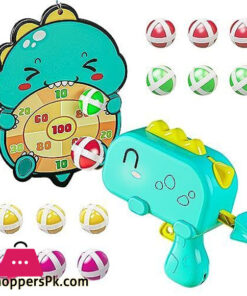 Dinosaur Ball Gun Target Ejection Sticky Ball Kid Baby Indoor Darts Boys Puzzle Throwing Ball Indoor Outdoor Toy Gift Party Game 32 Dinosaur Ball Gun Target Ejection Sticky Ball Kid Baby Indoor Darts Boys Puzzle Throwing Ball Indoor Outdoor Toy Gift Party Game - Image 5