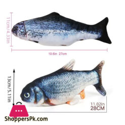 Electric Moving Fish Toy Realistic Interactive Moving Kicker Fish Toy