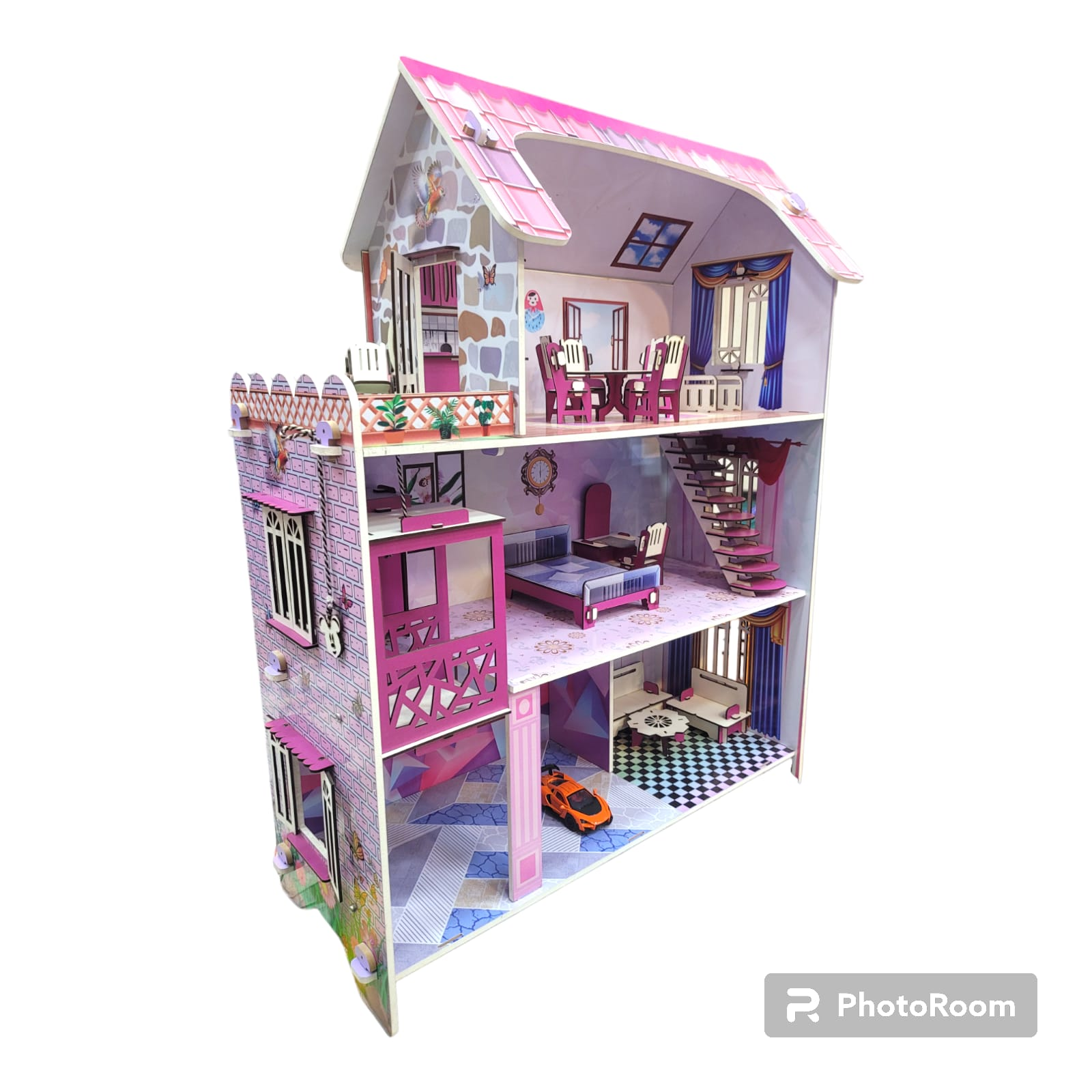 Girls Wooden Dream Doll Apartment 12 Girls Wooden Dream Doll Apartment