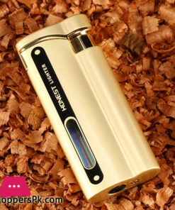 HONEST Straight Into The Purple Flame Inflatable Windproof Lighter Transparent Fuel Tank Creative Trend Cool Lighter Gift forMen