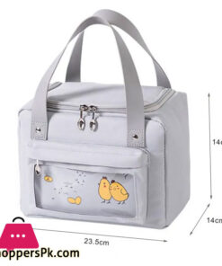 Ice Thermal Storage Pouch Cubic Consolidate Handle High-Capacity Portable Soft Fabric Thermal Snacks Organizer For Student 42 Ice Thermal Storage Pouch Cubic Consolidate Handle High-Capacity Portable Soft Fabric Thermal Snacks Organizer For Student - Image 3