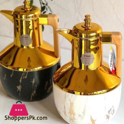 Insulated Thermos Bottle For Tea Coffee Hot And Cold Water Bottles Glass Refill Luxury Design 1L