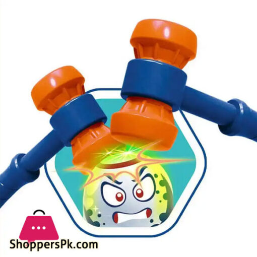 Kids Crazy Astronaut Mole Attack Game Toy Mini A Mole Machine and Pounding Toy with Light and Sound for Funny Toy