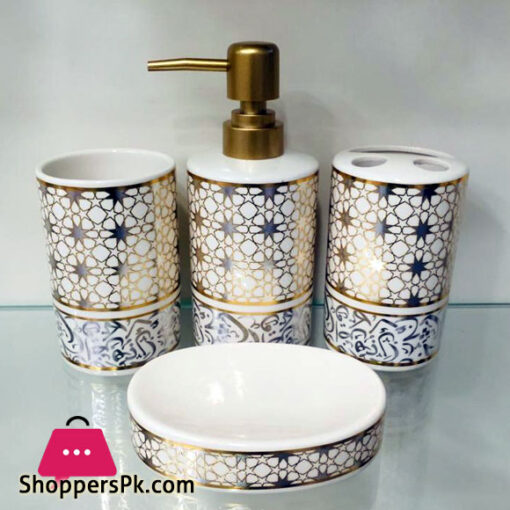 Luxury Arabic Style Bathroom Accessories Set of 4