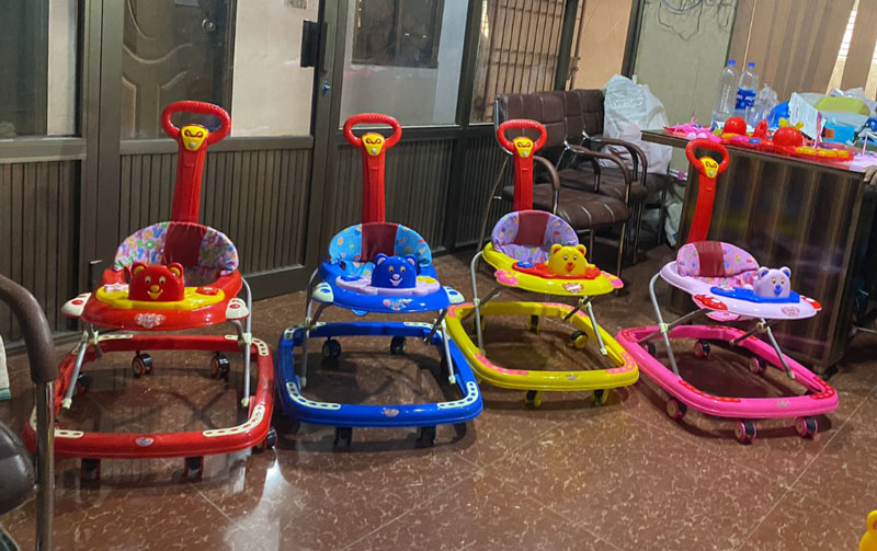 Mama Sweet Kids Baby Walker 2 In 1 Walker Stiller With Handle Music Hight Adjestable Comfortable...