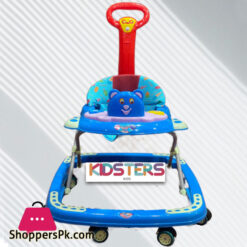 Mama Sweet Kids Baby Walker 2 In 1 Walker Stiller With Handle Music Hight Adjestable Comfortable...