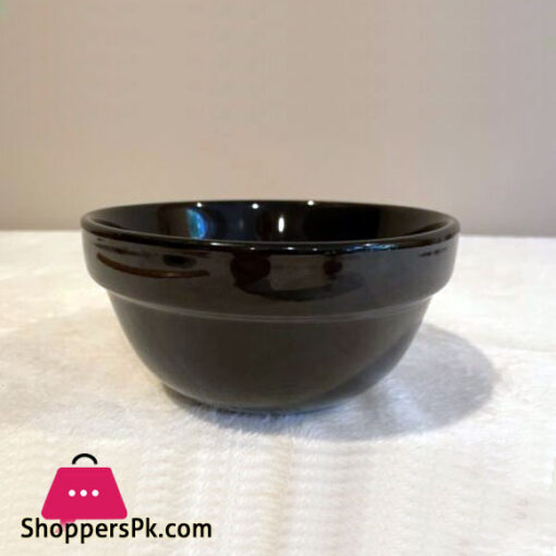 Melamine Soup Bowl Black 4.5 Inch 1-Pcs