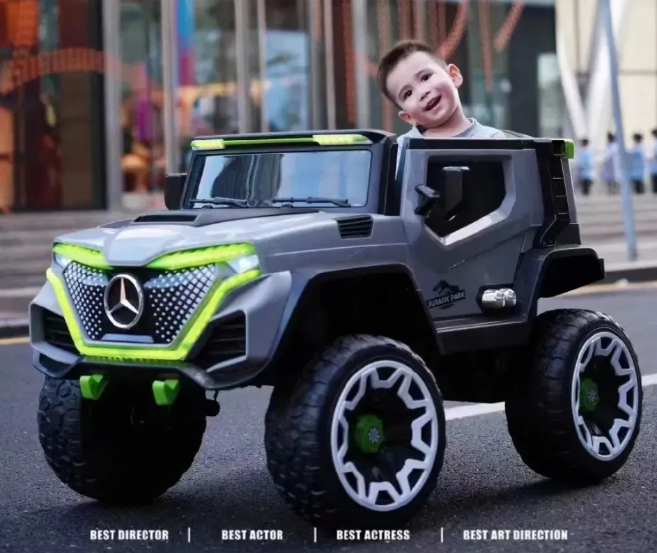 Mercedes 2 Seats 12V Kids Electric Battery Car Ride On Jeep For Children Driving