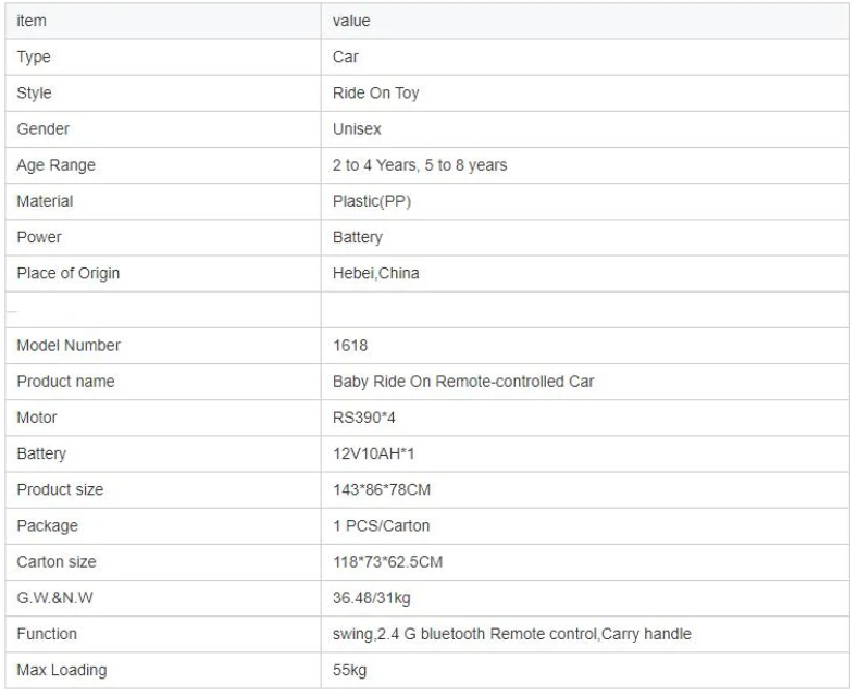 Mercedes 2 Seats 12V Kids Electric Battery Car Ride On Jeep For Children Driving