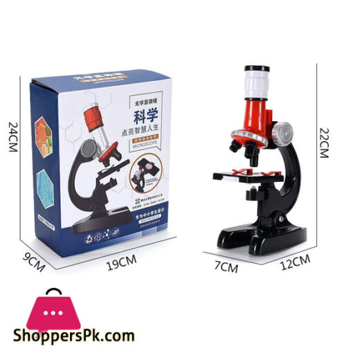 Microscope Kit Lab Science Educational Toy Gift Refined Biological Microscope for Kids Gifts