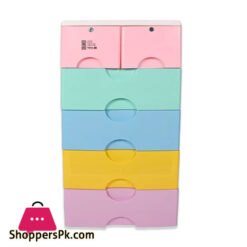 phoenix Kids Baby Almirah kids Room Almari Organize Kids Clothes And Accessories Design Storage Drawer 4 Large Drawer Compartments 2 Small Drawer