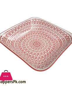 Danny Home Porcelain Red 10 Inch Flat Plate 100FP 2020