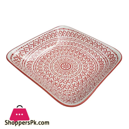 Danny Home Porcelain Red 10 Inch Flat Plate 100FP 2020
