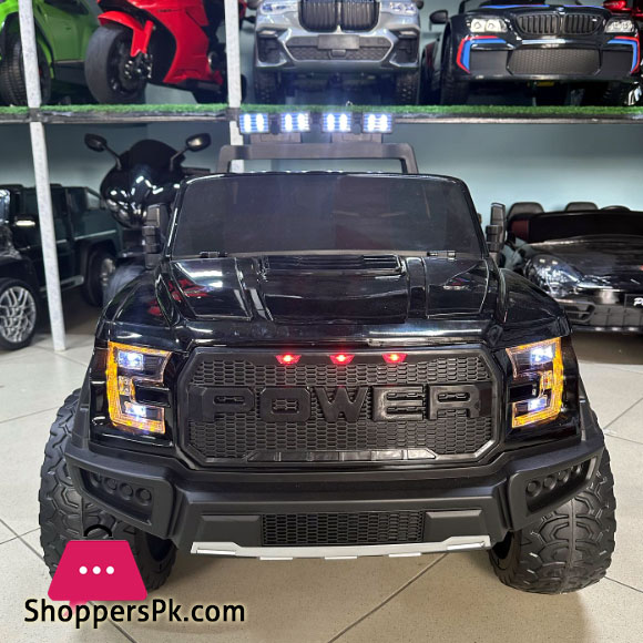 Power Battery Operated Police Ride On Jeep With Lights And Music 4 Power Battery Operated Police Ride On Jeep With Lights And Music - Image 2
