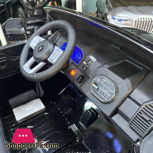 Power Battery Operated Police Ride On Jeep With Lights and Music