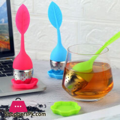 Silicon Tea Leaf Shape Infuser 1 Pcs