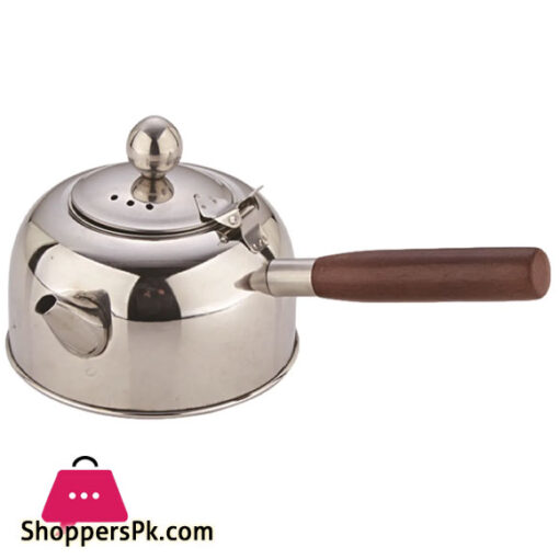 Stainless Steel Tea Kettle Anti-scalding Handle for Induction Cooker 550Ml Capacity True Color