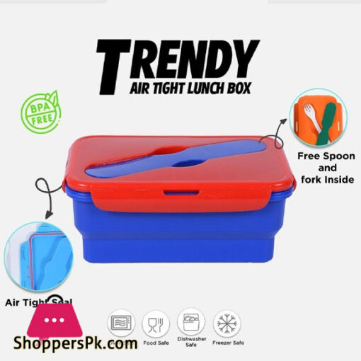 Trendy Air Tight Lunch box For Kids With Spoon