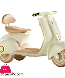 6v Small Vintage Electric Vespa Style Bike for kids 3 Wheel Motorcycle