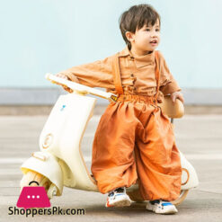 6V Small Vintage Electric Vespa Style Bike For Kids 3 Wheel Motorcycle