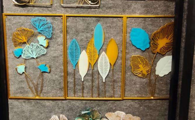 Wall Hanging Decor Iron Ornament Metal Pendant Art Living Room Home Decor