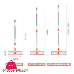 Window Cleaner Squeeze Mop Soft Spin Mops Microfiber Glass Brush Telescopic Multi-Function Scraper Dust Household Cleaning Tools